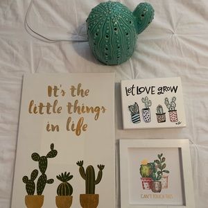 Cactus set for room